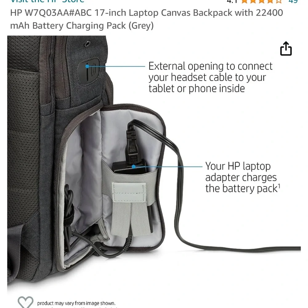 HP PowerUp Backpack